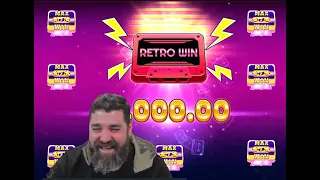 Max Win on Retro Tapes Slot before the bonus starts? 😲