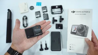 Unboxing DJI Action 4 Adventure Combo What's In The Box