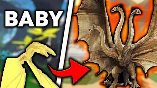 CAN I SURVIVE as KING GHIDORAH? | Creatures of Sonaria