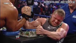 Khali vs Triple H Arm Wrestling Match