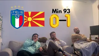 The moment MACEDONIA beat ITALY to qualify to the WORLD CUP 2022
