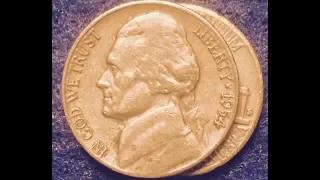 Jefferson Nickel: 1954 S Over D Error Coin