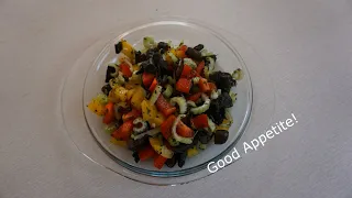 Mushroom Salad, That Only Few People Like / Vegetable Salad With An Unusual Taste / Armenian Recipe