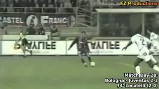 Serie A 2002-2003, day 28 Bologna - Juventus 2-2 (J.Cruz, Locatelli, Zambrotta, Camoranesi)