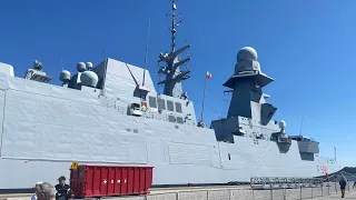 Por dentro do Navio de Guerra Italiano Virginio Fasan