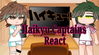 Haikyu Captains React // Gacha // Haikyuu // 1/? // Sry not posting much // Read Description!!  //