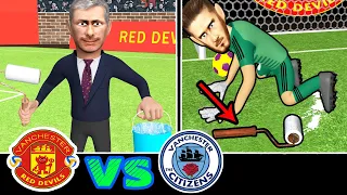 Manchester United vs Manchester City 0-2 | De Gea mistake | Parody Highlights