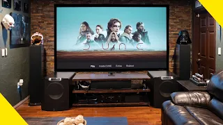 THREE Budget Friendly Home Theaters In ONE HOUSE! Dolby Atmos Living Room, Kitchen and Bedroom Setup