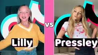 Lilly Ketchman Vs Pressley Hosbach TikTok Dances Compilation 2020