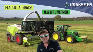 Flat out at grass with O.W & R.J Vernon
