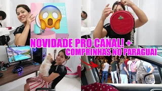 NOVIDADES PARA O CANAL + VIAGEM DE ÚLTIMA HORA!| COMPRINHAS NO PARAGUAI| Juliane Jocoski