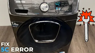 5C Error Samsung Washing Machine Fix, You can do this !