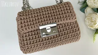 100 out of 100 holds any shape 😍 Handbag, crocheted cord clutch for summer-spring 2023