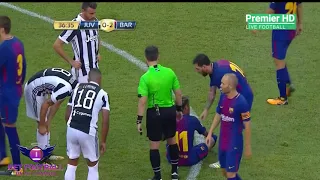 The English Commentary HD Lionel Messi vs Juventus Friendly 2017-2018