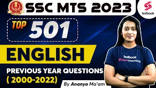 SSC MTS English Previous Year Questions 2000-2022 | SSC MTS English Practice Set | By Ananya Ma'am