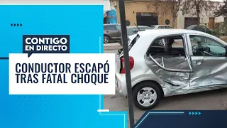 QUEDÓ LIBRE: Chofer de taxi chocó fatalmente y se dio a la fuga - Contigo en Directo