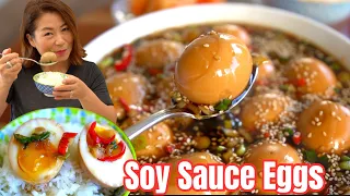 Can't just have ONE! ADDICTIVE Korean Soy Sauce Eggs & Yolk 🇰🇷자꾸만 생각나는 맛! 반숙달걀장과 노른자장 #SUBSCRIBE