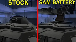 GTA 5 Online: Stock Weapon vs SAM Battery (APC)