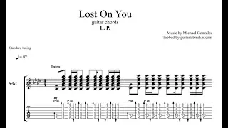 L.P. - Lost On You guitar chords - acoustic guitar TAB - PDF - Guitar Pro