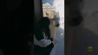 This girl became best friends with a polar bear ❤️