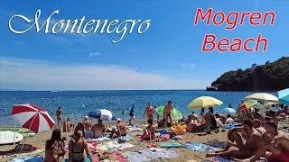 Budva / Mogren Beach / Montenegro 2023,  T+28C° - walking tour, travel guid