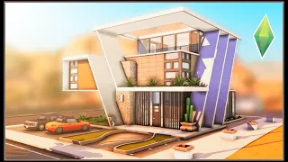 BASE GAME Modern Home (No CC) - The Sims 4 Stop Motion Build - Back To Basics Collab