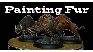 How to Paint Fur on Miniatures