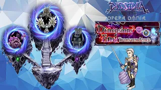 [DFFOO GLOBAL] Dimensions' End : Transcendence Tier 12 Right Crucible SOLO. Dawn Warrior, Dorgann !!