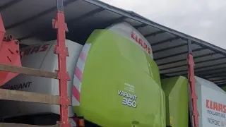 Проверка пресс подборщика CLAAS VARIANT 360. СЕТКА, ШПАГАТ.