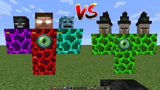 what if you create a HEROBRINE WITHER vs WITCH BOSS in MINECRAFT (part 47)