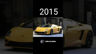 Evolution Of Lamborghini Gallardo (2003-2023) #shorts