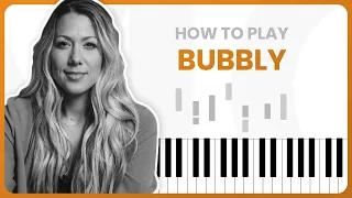 How To Play Bubbly By Colbie Caillat On Piano - Piano Tutorial (Part 1)