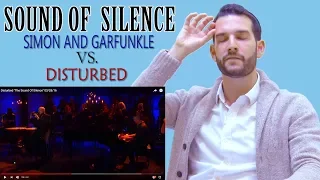 VOCAL COACH reacts to DISTURBED vs SIMON & GARFUNKEL singing SOUND OF SILENCE