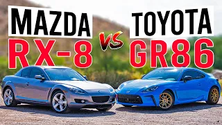 2004 Mazda RX-8 vs 2022 Toyota GR86 | Light Weight FR Battle