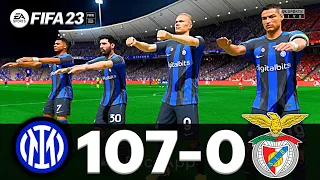 FIFA 23 - MESSI, RONALDO, MBAPPE, NEYMAR, ALL STARS | INTER MILAN 107 - 0 SL BENFICA