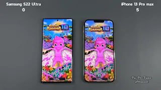 Samsung Galaxy S22 Ultra 5G vs iPhone 13 Pro max | SpeedTest and Camera comparison