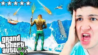 SOBREVIVIENDO a un TSUNAMI como AQUAMAN en GTA 5! Grand Theft Auto V - GTA V Mods