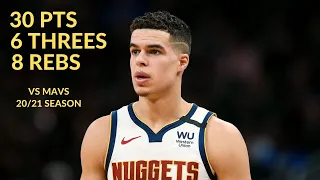 Michael Porter Jr 30 Pts 6 Threes 8 Rebs Highlights vs Dallas Mavericks | NBA 20/21 Season