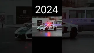 evolution of police cars( 1950 ~  2024 )#evolution #viral #2024 #shorts #police cars
