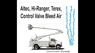 Altec, Hi-Ranger, Terex Control Valve Bleed Air