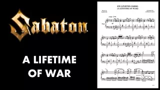 Sabaton - En Livstid I Krig (A Lifetime of War) - Piano cover