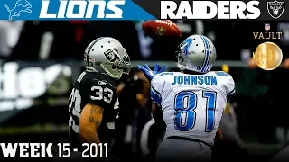 Megatron Comes Through in the Clutch (Lions vs. Raiders, 2011) | NFL Vault Highlights