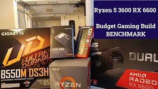 Ryzen 5 3600 RX 6600 budget Gaming Build - Bench