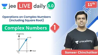 JEE 2022: Complex Numbers L1 | Operations on Complex Numbers | Unacademy JEE | Sameer Chincholikar