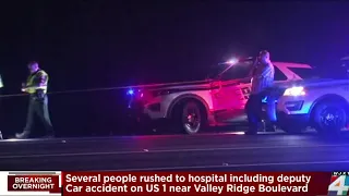 Sheriff's deputy hit during traffic stop