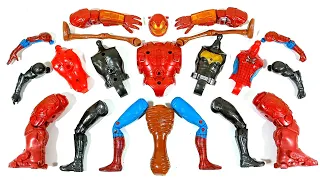 Assemble Marvel's Toys Siren Head Vs Batman Vs Hulk Buster Vs Spider-Man Avengers Superhero Toys