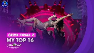 Eurovision 2024: Semi-final 2 - My Top 16