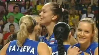 Grand Prix de volei 2011 - Brasil x Russia (3º set - virada do Brasil) + Brasil x EUA (1º set)