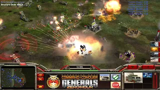C&C Generals - Zero Hour: 1 vs. 7 - Infantry vs. 7 Hard Generals (Last Stand)