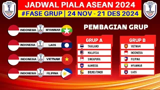 Jadwal Piala ASEAN 2024 - Timnas Indonesia vs Vietnam - Piala ASEAN CUP 2024